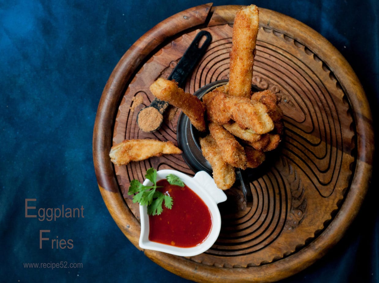 Fried Eggplant Fries Recipe - Radio Sargam